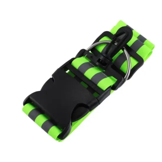 Unique Bargains Reflective Sash Reflective Running Gear for Walking at Night Green 2 Pcs image {3}