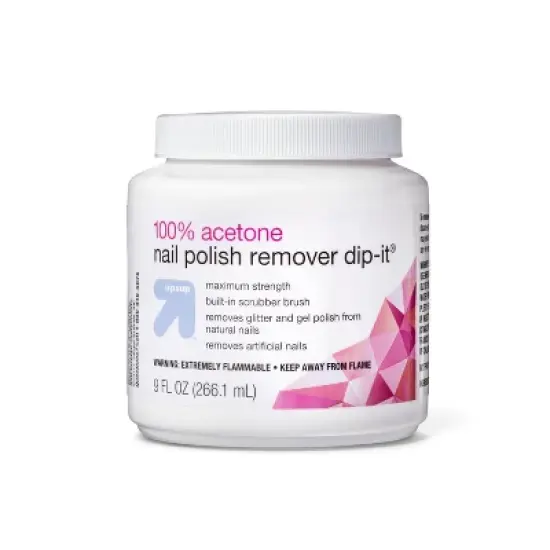 Maximum Strength Acetone Nail Polish Remover - 9 fl oz - up&up&trade; image {3}