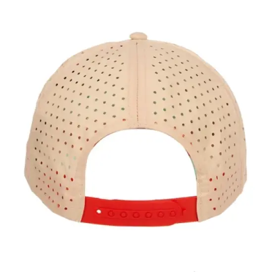 Yosemite National Park Cream and Teal 6-Panel Unstructured Hat image {4}