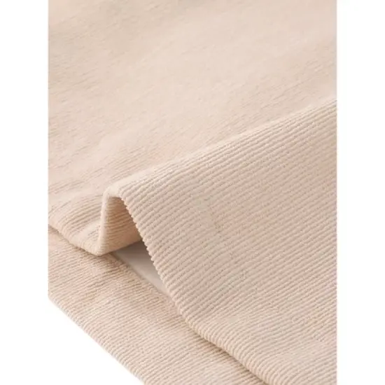 Allegra K Women's Corduroy Mini V Neck Vintage A-Line Bib Overall Pinafore Skirts image {5}