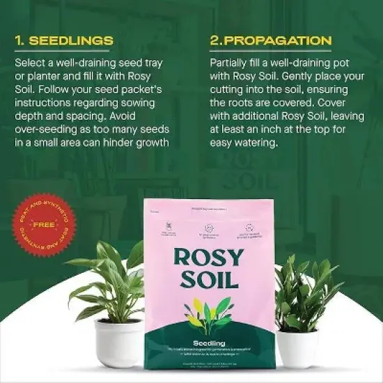 Rosy Soil Seedling 4lbs Potting Soil image {5}