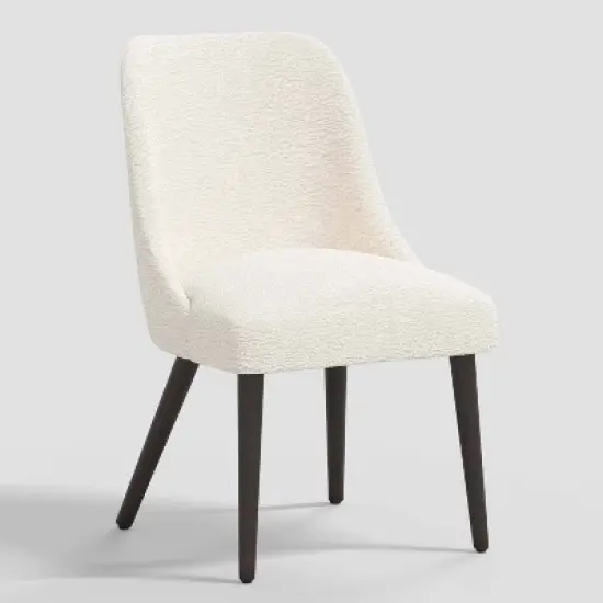 Geller Modern Dining Chair Sheepskin Natural - Threshold&trade;: Armless, Ash Frame, Upholstered, 250lb Capacity image {4}