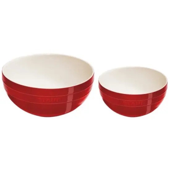 Staub Ceramic 2-pc Nested Mixing Bowl Set image {8}
