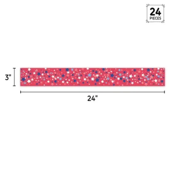 Creative Teaching Press&reg; Core Decor Patriotic Stars EZ Border, Bulletin Board Border, 48 Feet Per Pack, 3 Packs image {2}