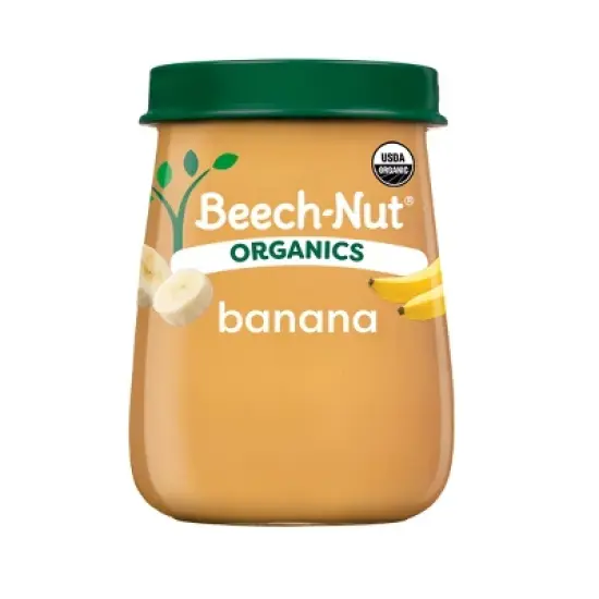 Beech-Nut Non-GMO Organics Bananas Baby Food Jar - 4oz image {7}