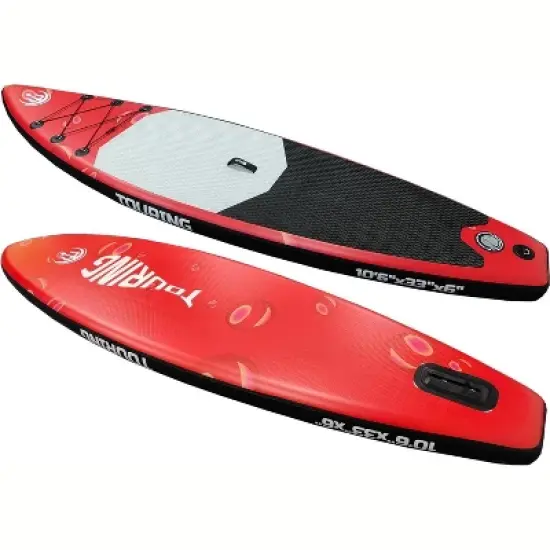 Acekool 11'&times;33" Inflatable Stand Up Paddle Board for Adults, Stable SUP with Accessories, Backpack, Pump, Adjustable Paddle, Fin image {8}