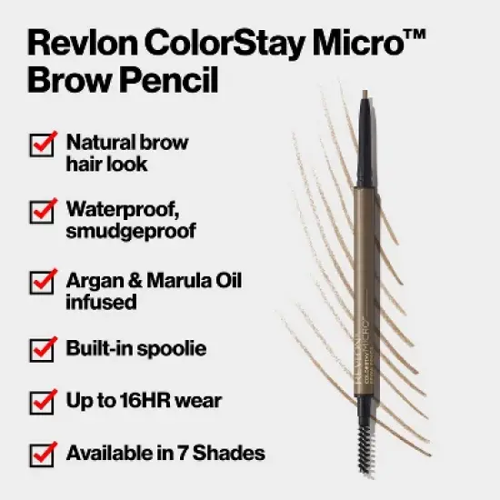 Revlon Colorstay Micro Brow Pencil - 0.003oz image {3}