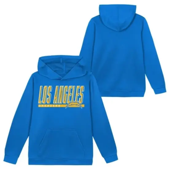 NFL Los Angeles Chargers Boys' Performance Hooded Sweatshirt image {3}