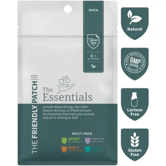 The Friendly Patch Essentials 8 QTY Multipack- Sleep, Stress, Energy, Immune image {6}