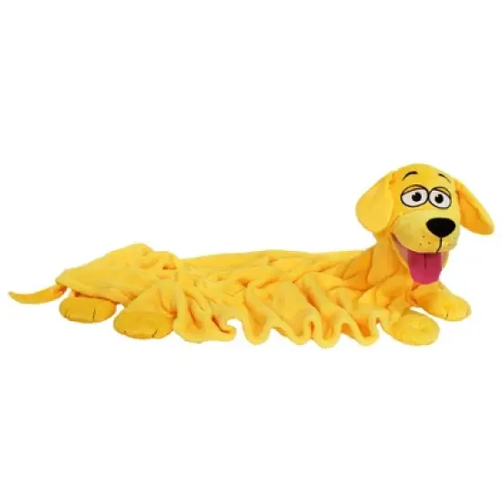 Happy Nappers Cuddleuppets: Dog - Yellow - 2-In-1: Plush Puppet & Blanket image {6}