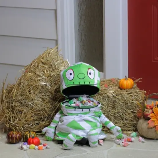 Northlight Musical Animated Mummy Children's Halloween Trick or Treat Bag image {5}