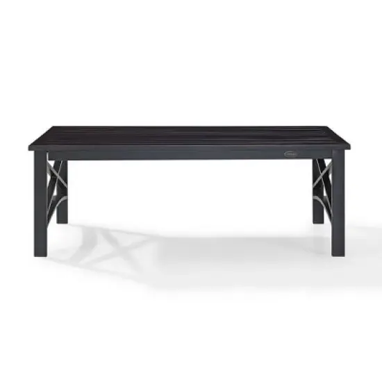 HomeStock Kaplan Outdoor Metal Table image {6}