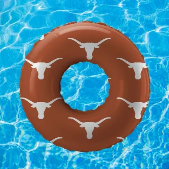 NCAA Texas Longhorns 48" Inflatable Pool Float: PVC Water Float, 330 lbs Capacity image {3}