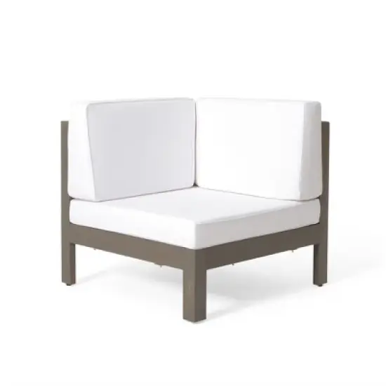 INFURNIC Patio Seating Sets Modern Outdoor Furniture Set Featuring Unique Design,Perfect for Gardens, Living Spaces, White, 88.5"*30.25"*26.5" image {2}