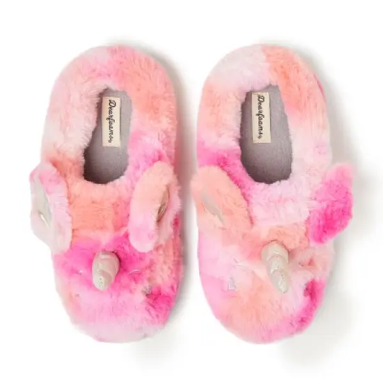 Dearfoams Kid's Peyton Animal Slip On Clog Slippers image {6}