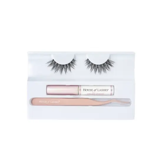 House of Lashes False Eyelashes, Glue and Applicator Tool Set - 3pc image {1}
