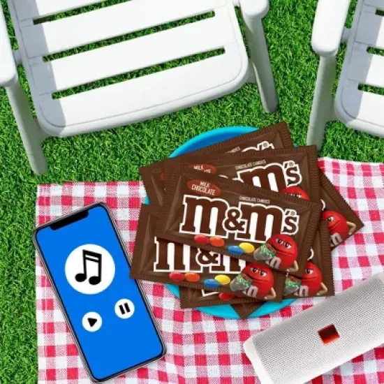 M&M's Milk Chocolate 12/16/24/36 Pack Full Size Candy 1.69oz - Bulk Packaging image {4}