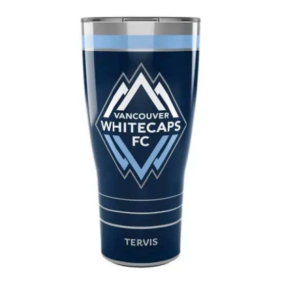 MLS Vancouver Whitecaps FC 30oz MVP Stripe Stainless Steel Tumbler image {3}