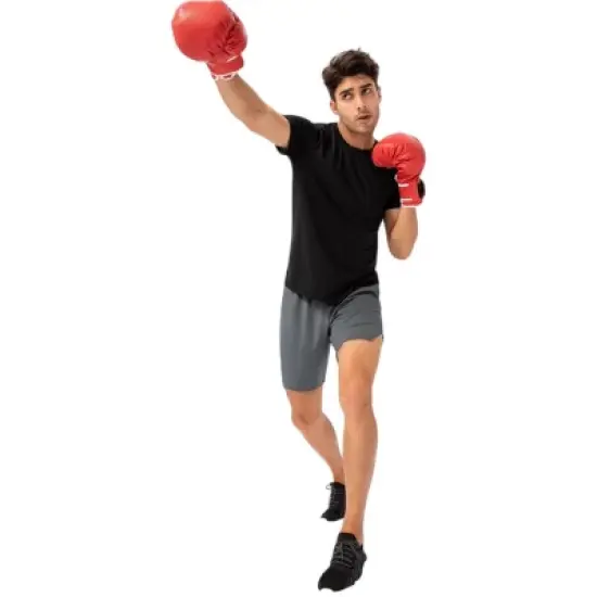 Anna-Kaci Active Men's Lightweight Crew Neck Short Sleeve Active T-Shirt with Breathable Stretch Fabric for Sports and Training image {5}