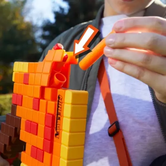 NERF Minecraft Firebrand Axe image {5}