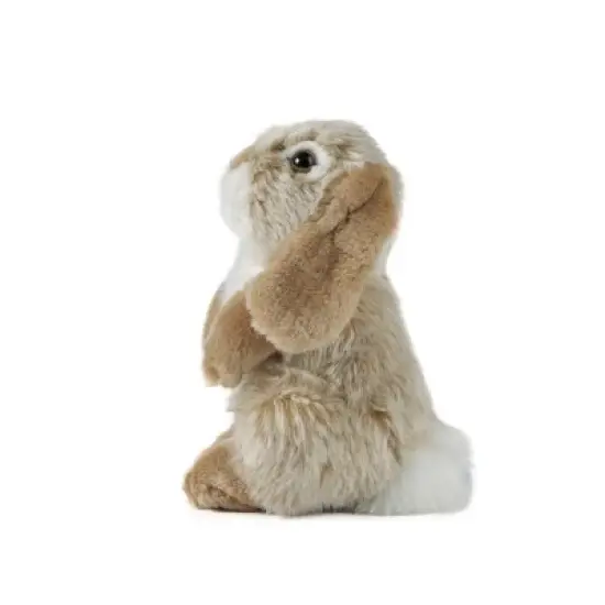 Living Nature Brown Sitting Lop Eared Rabbit Plush Toy image {1}