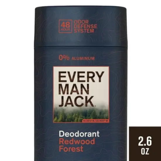 Every Man Jack 48-Hour Odor Defense Premium Deodorant - Redwood Forest - 2.6oz image {6}