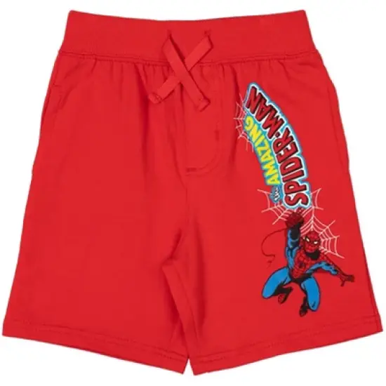 Marvel French Terry 4 Pack Shorts  image {3}