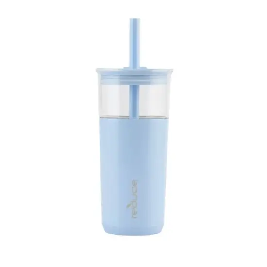 Reduce 20oz Aspen Vacuum Insulated Stainless Steel Glass Tumbler with Lid and Straw image {11}