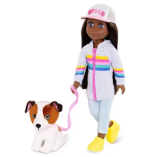Glitter Girls Jana with Dog Plush Cuddles 14" Doll & Pet Set image {4}