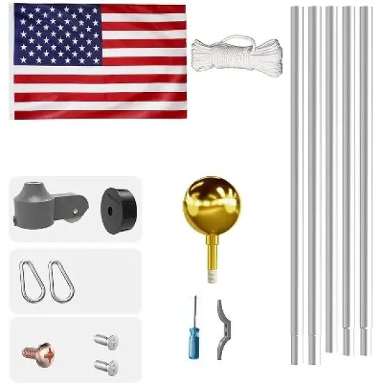 Dexmalle 20FT Flag Pole image {2}