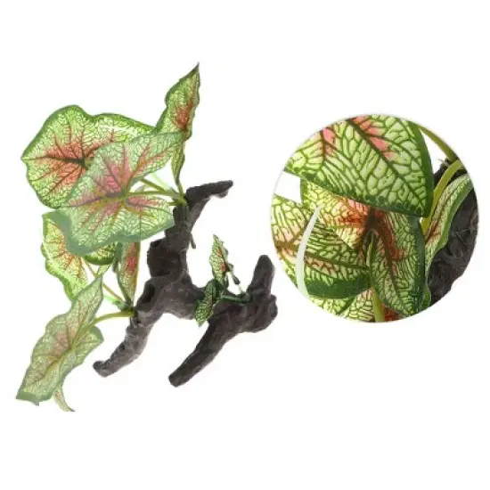 Unique Bargains Aquarium Plants Decorations Artificial Aquatic Plant Green Purple 1 Pcs image {2}