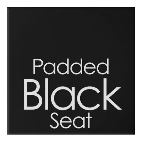 Set of 4 Counter Height Bar Stools &ndash; 24-Inch Backless Folding Chairs with 300lb Capacity for Kitchen, Rec Room, or Game Room by Trademark Home (Black) image {4}