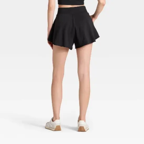 Women's High-Rise Crossover Waistband French Terry Shorts - JoyLab&trade; image {1}