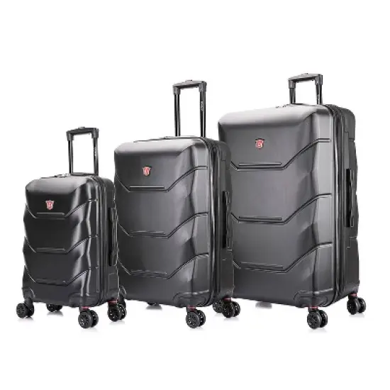DUKAP Zonix Lightweight 3pc Hardside Luggage Set image {13}