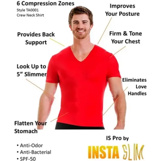 Insta Slim Activewear Compression Crew Neck TA0001 image {11}