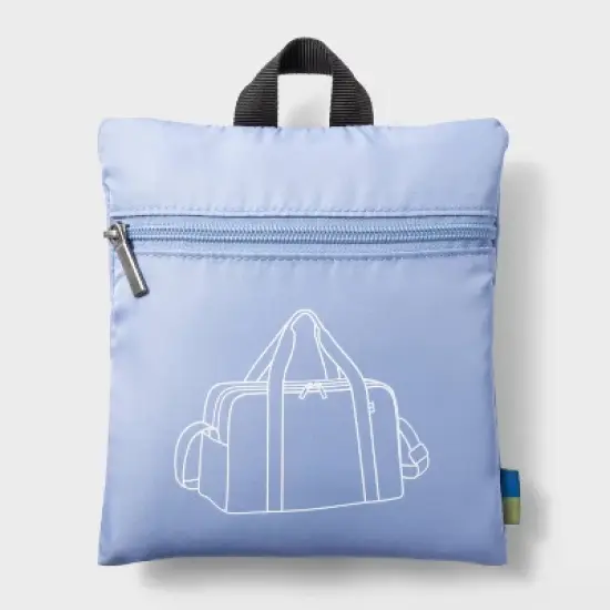 30L Packable Duffel Bag Blue - Open Story&trade; image {3}