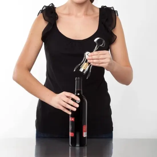 ZYLISS Easy Corkscrew Wine Opener 7.5" Stainless Steel E930046U image {2}