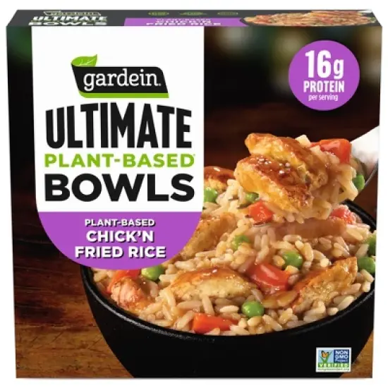 Gardein Ultimate Frozen Vegan Chick'n Fried Rice Bowl - 9oz image {6}