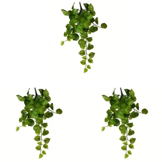 Vickerman Artificial Pothos Hanging Bush image {2}