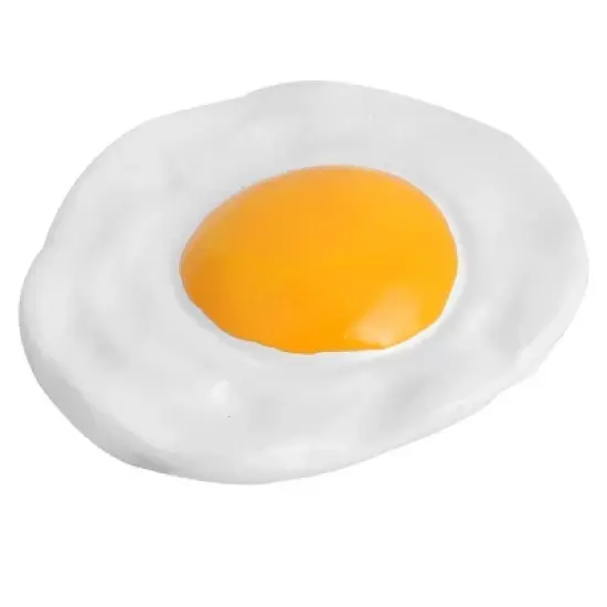 Unique Bargains Resin Household Fridge Simulation Fried Egg Design Decoration Magnet image {3}