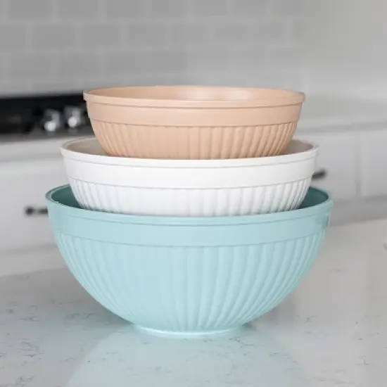Nordic Ware 3- Piece Prep & Serve Mixing Bowl Set image {2}