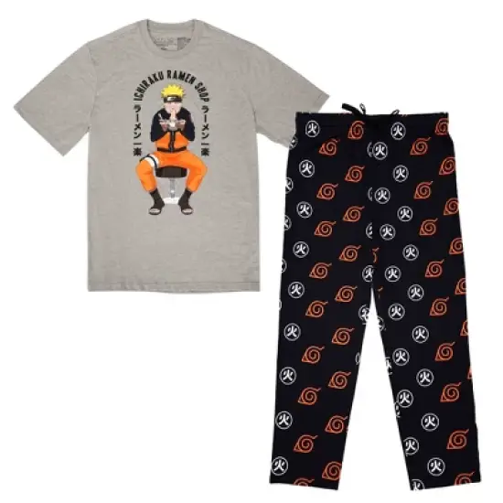 Naruto Symbols Men's Sleep Set image {8}