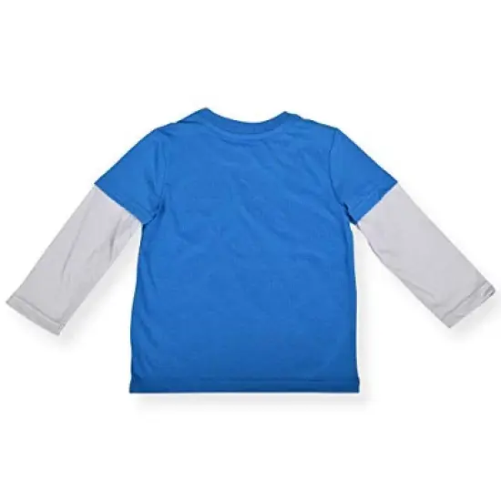Nickelodeon Boy's Bubble Guppies Graphic Tee with Double Layer Long Sleeves For Toddlers image {1}