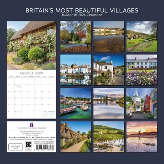 2026 Square Wall Calendar, Bull Terriers, 16-Month Animals Theme with 180 Reminder Stickers (12x12 In) image {3}