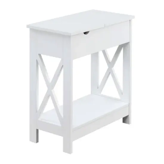Oxford Flip Top End Table with Charging Station - Breighton Home image {10}
