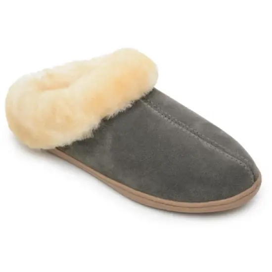 Minnetonka Women's Suede Sheepskin Mule image {6}
