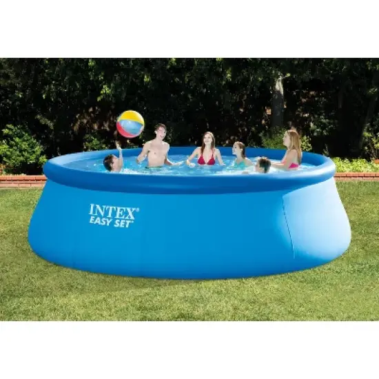 Intex 15ft x 48in Easy Swimming Pool Kit w/ 1000 GPH GFCI Filter Pump 26167EH image {3}
