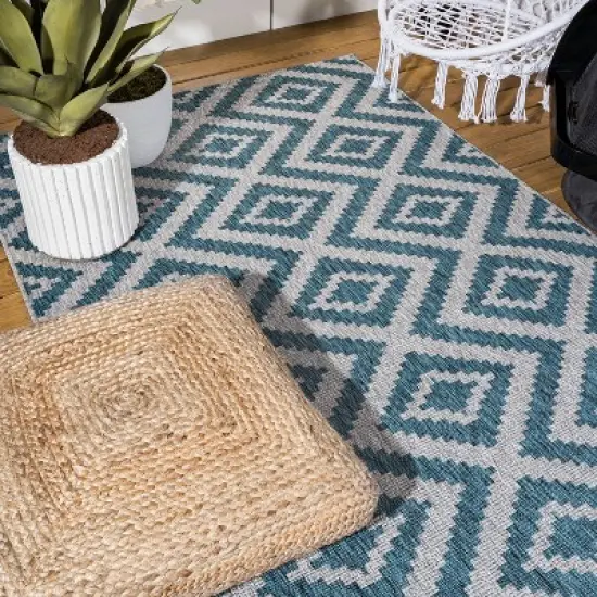 Sintra Diamond  Indoor/Outdoor Area Rug - JONATHAN Y image {6}