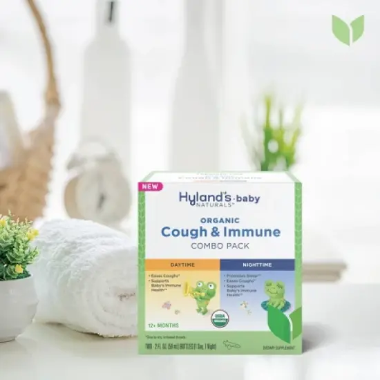 Hyland's Naturals Baby Organic Cough & Immune Day/Night Combo - 4oz image {2}