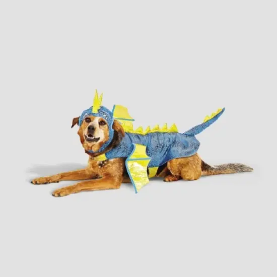 Halloween Full Body Metallic Dragon Glow Eyes Cat and Dog Costume - Hyde & EEK! Boutique&trade; image {7}